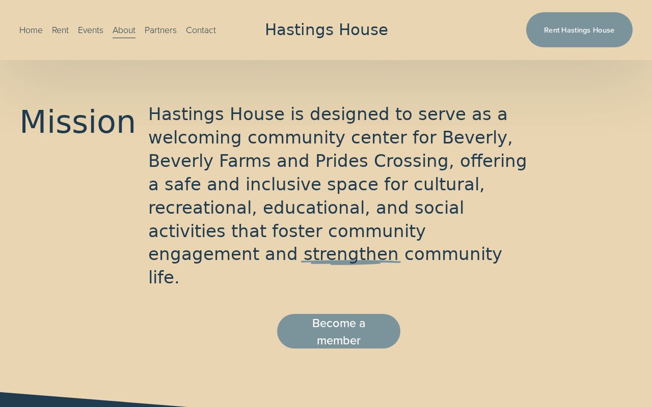 Beverly neighbors Hastings House community association information