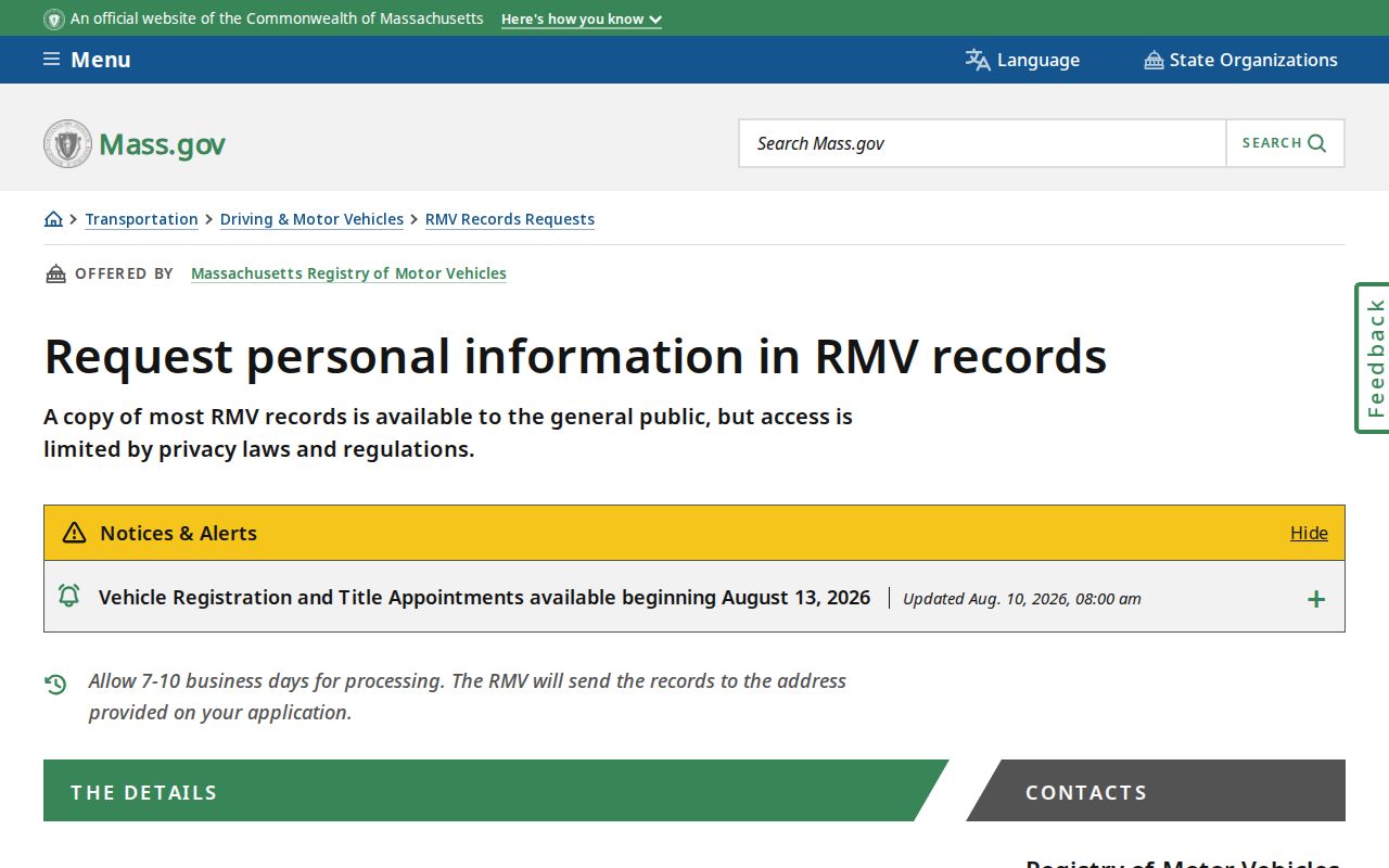 Beverly resident lookup RMV personal-information restrictions