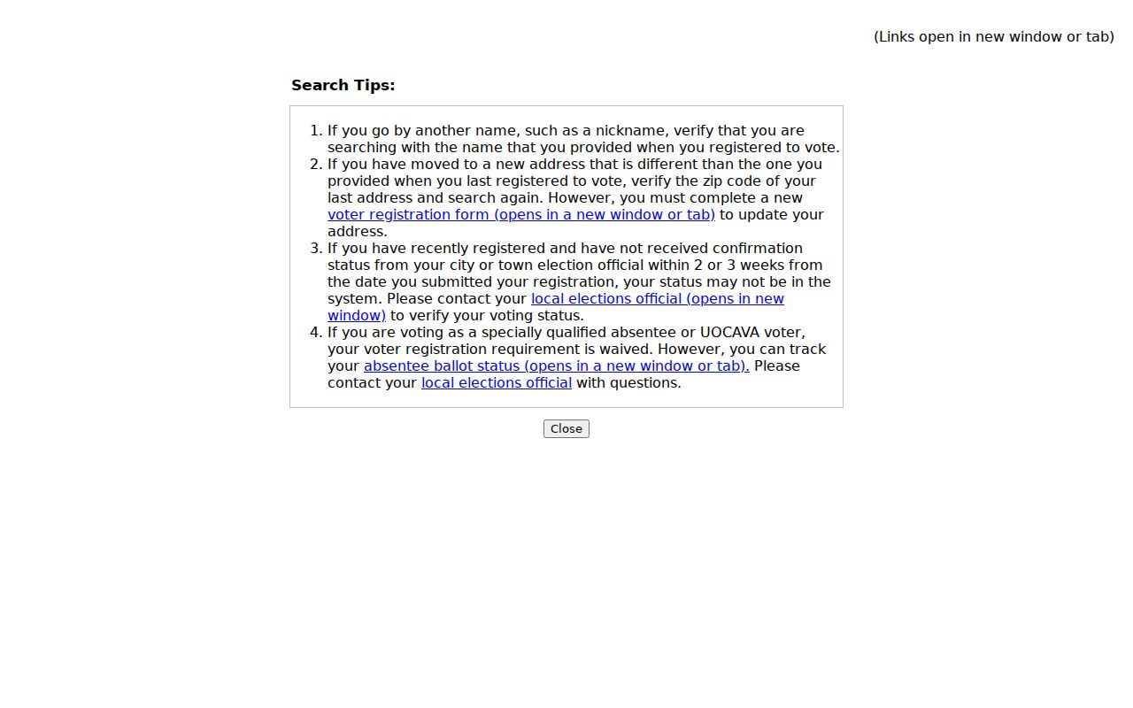 Beverly resident lookup Massachusetts voter-search tips